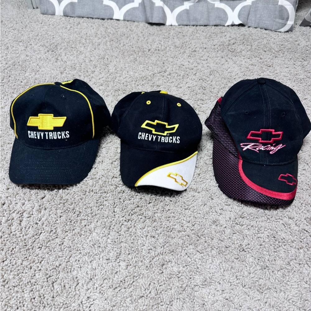 Vintage Chevy Trucks NASCAR Racing Hats Ball Caps (3)
